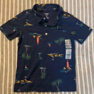 Boys Carter’s navy blue top